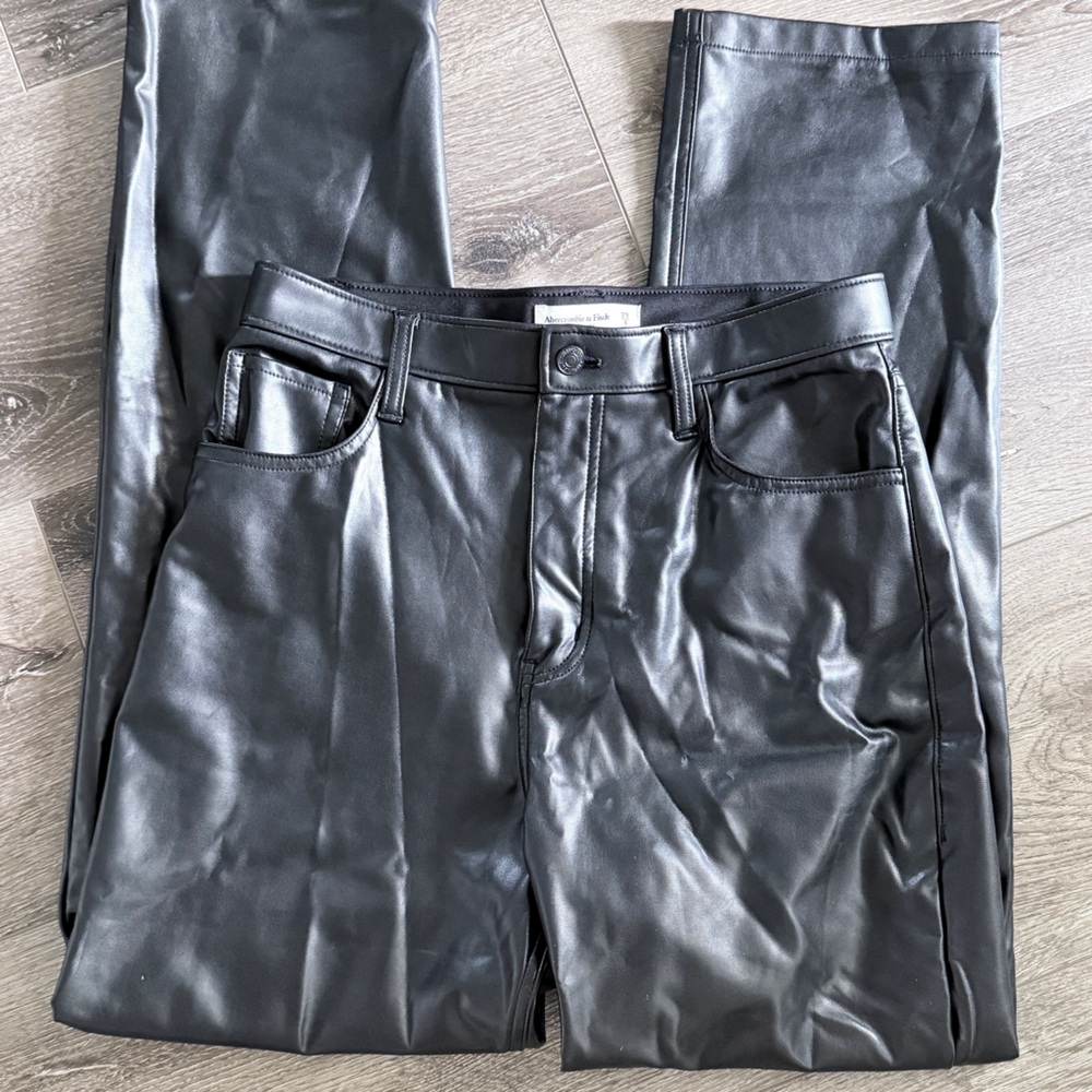 Abercrombie Curve Love Leather Pants